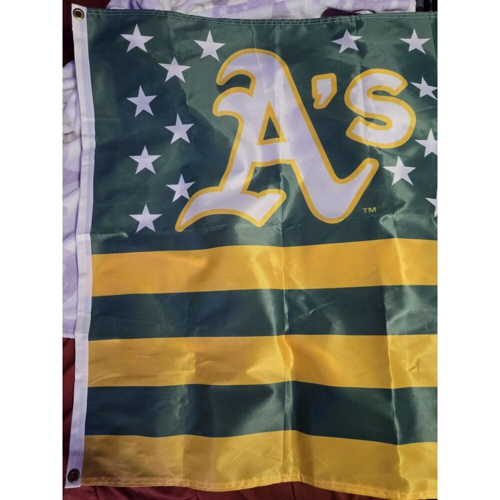 Oakland Athletics A's Flag Banner Indoor Outdoor 3x5 Feet Large Baseball 2015